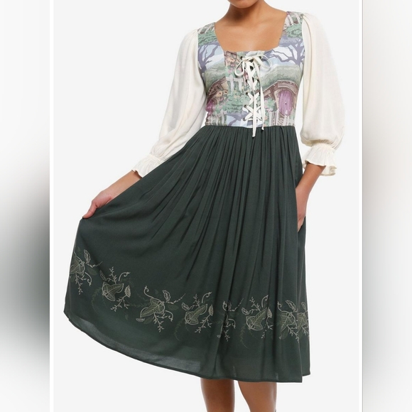 Her Universe Dresses & Skirts - The Lord of the Rings Shire Lace up Dress